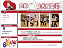 Tablet Screenshot of dkdance.com